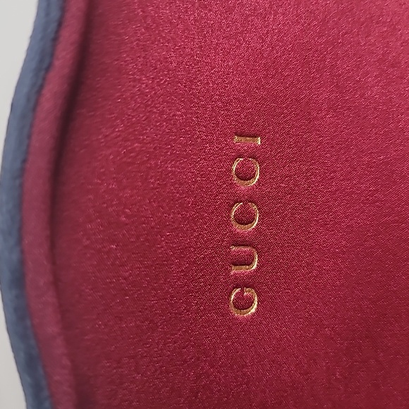 Authentic Gucci Blue  Velvet Eyewear Case - Picture 2 of 6